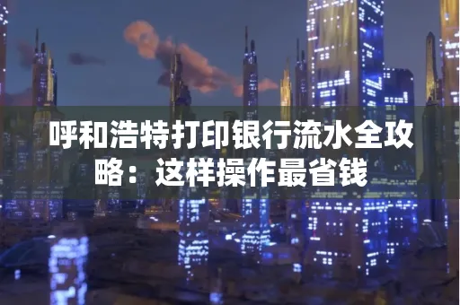 呼和浩特打印银行流水全攻略：这样操作最省钱