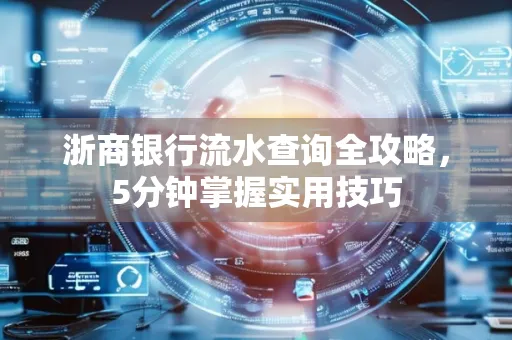 浙商银行流水查询全攻略,5分钟掌握实用技巧