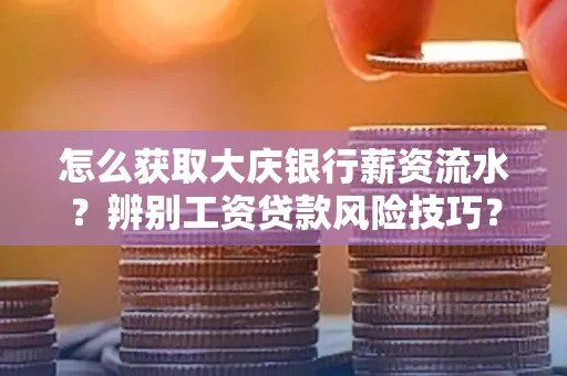 怎么获取大庆银行薪资流水?辨别工资贷款风险技巧?