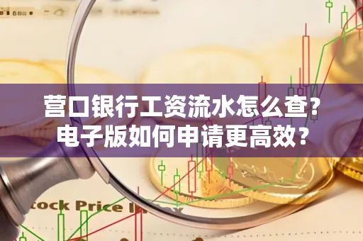 营口银行工资流水怎么查?电子版如何申请更高效?