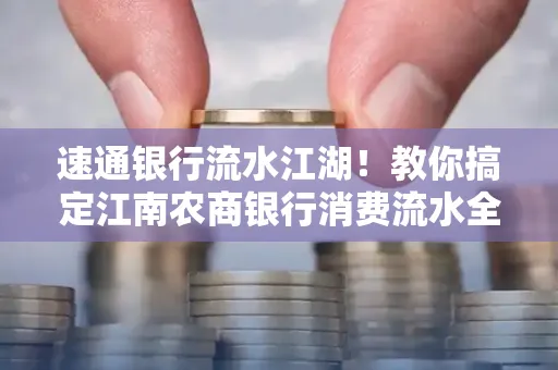速通银行流水江湖!教你搞定江南农商银行消费流水全攻略+防坑指南