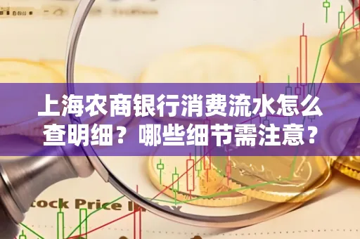 上海农商银行消费流水怎么查明细?哪些细节需注意?