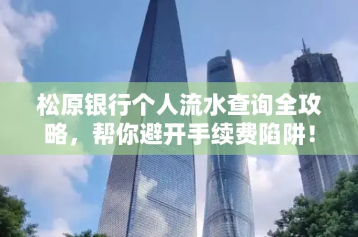 松原银行个人流水查询全攻略,帮你避开手续费陷阱!