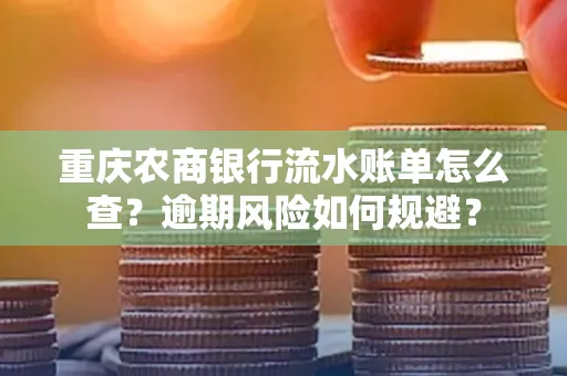 重庆农商银行流水账单怎么查?逾期风险如何规避?